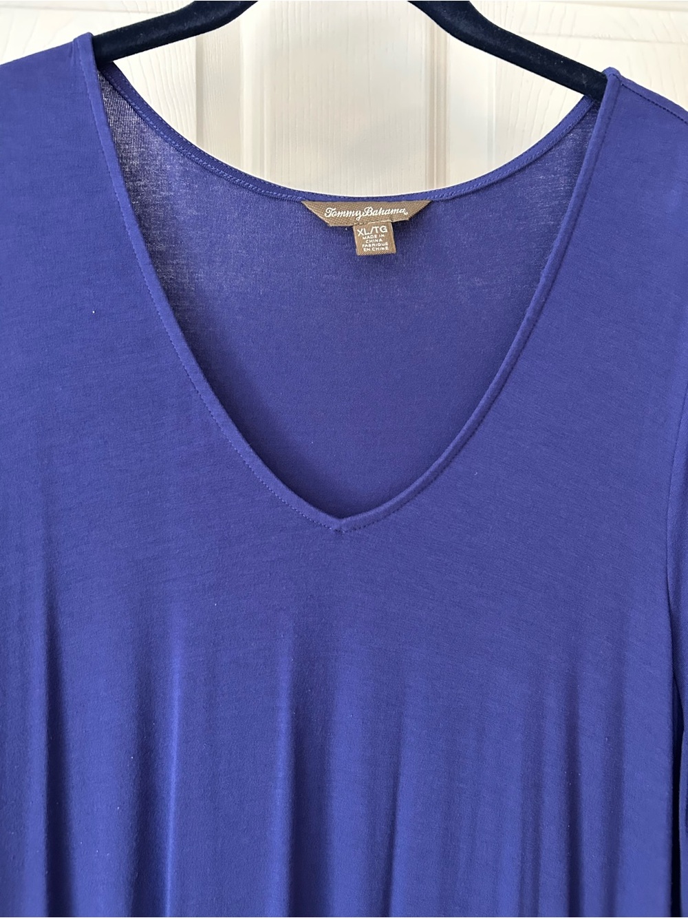 Tommy Bahama Women's V-Neck Maxi Dress in Royal Purple